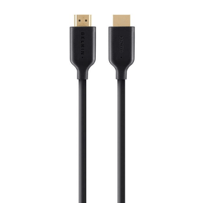 Belkin 5m Gold-Plated High-Speed HDMI Cable with Ethernet 4K - Black F3Y021BT5M