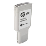HP 728 DesignJet Matte Black High Yield Ink Cartridge Original F9J68A Single-pack