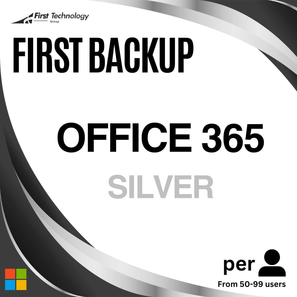 FirstBackup Office 365 Silver Per User (50-99 Users) - Annual Commitment