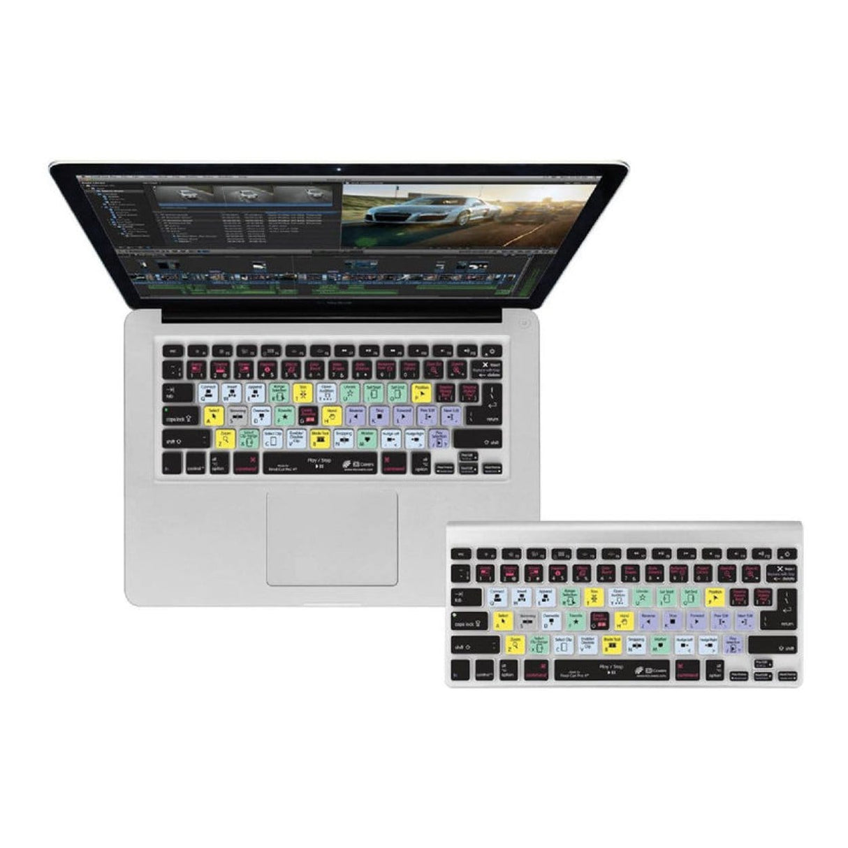 KB Covers Final Cut Pro X Keyboard Cover for MacBook Unibody FCPX-M-CC-2