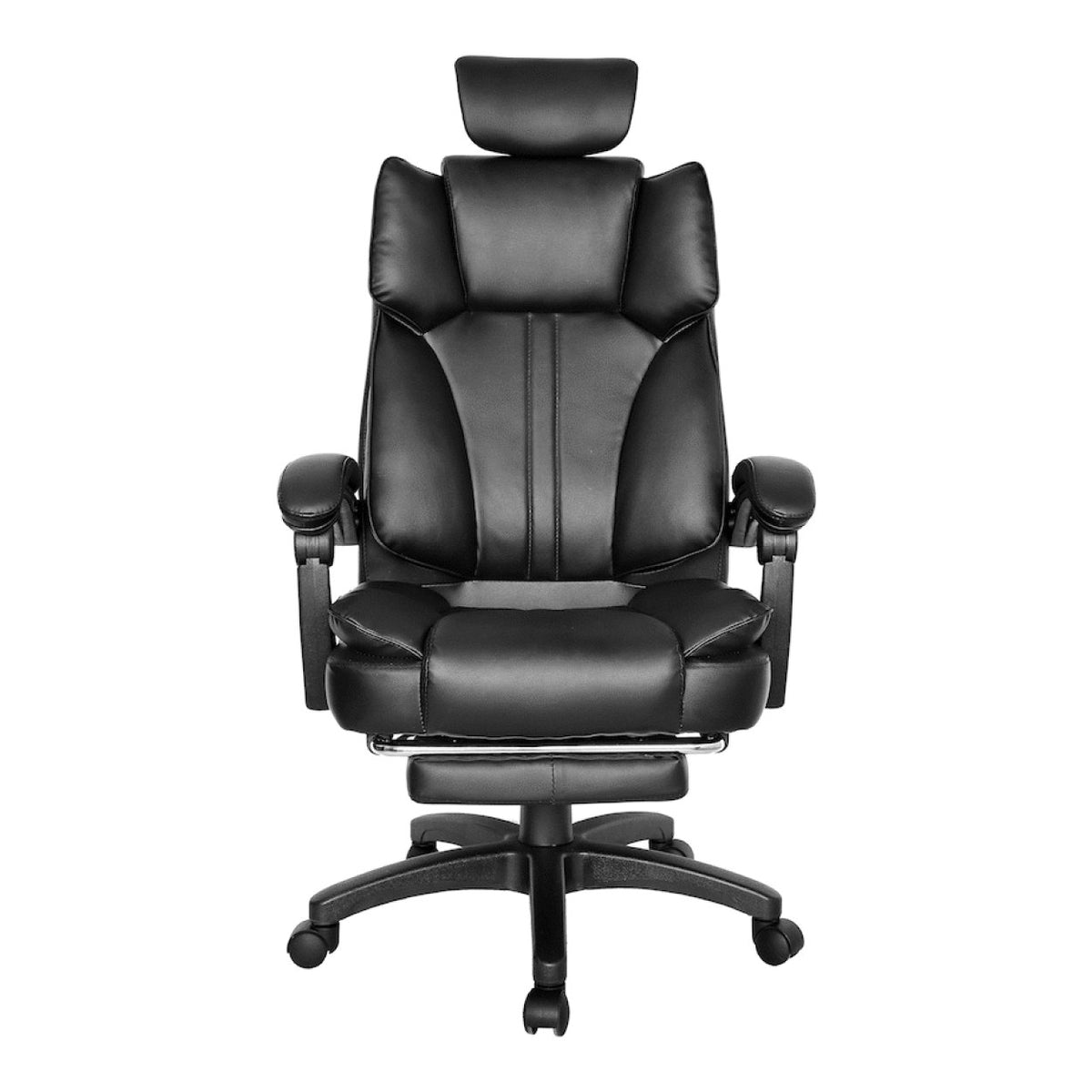 Everfurn Emperor High Back Office Chair with Footrest Black FD-OC-HB-58.1