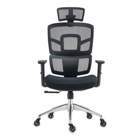 Everfurn Premium Graphite Ergo High Back Chair Black FD-OC-HB-70-BLK