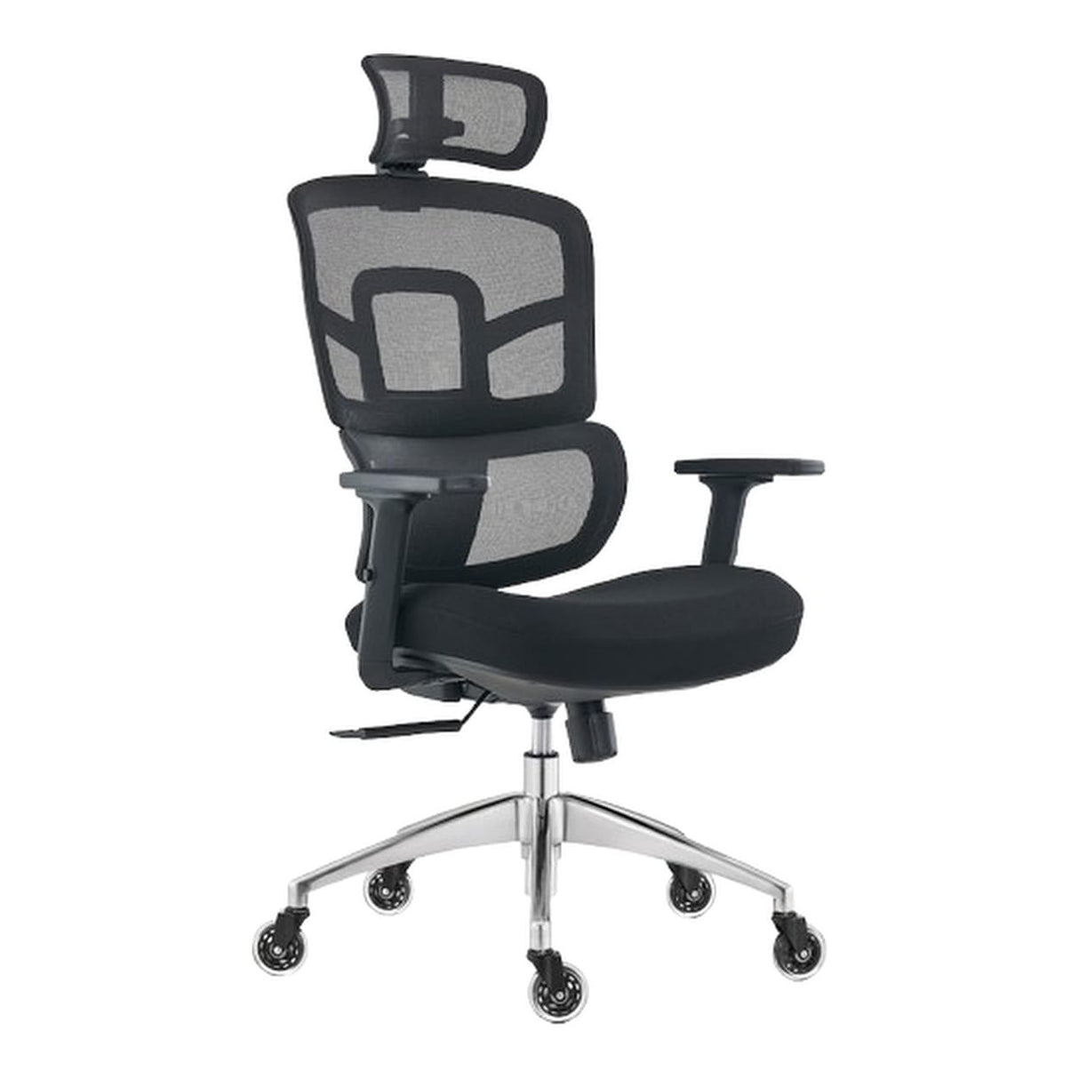 Everfurn Premium Graphite Ergo High Back Chair Black FD-OC-HB-70-BLK