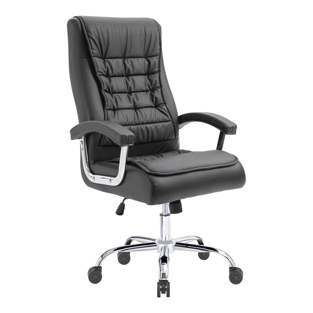 Everfurn Louis High Back Office Chair Coffee FD-OC-HB-83-BRWN