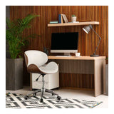 Everfurn Amos Mid Back Office Chair White FD-OC-MB-58.2