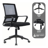 Everfurn Marine Mid-Back Office Chair - Black FD-OC-MB-78