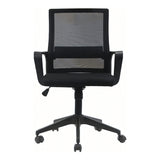 Everfurn Marine Mid-Back Office Chair - Black FD-OC-MB-78