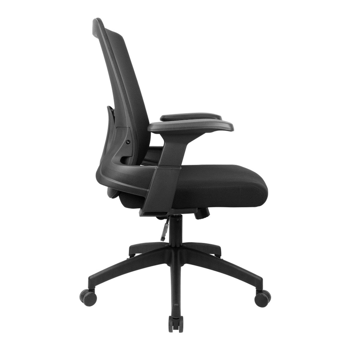 Everfurn Skye Mid Back Office Chair - Black FD-OC-MB-88-BLK