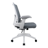 Everfurn Skye Mid Back Office Chair Grey FD-OC-MB-88-GRY