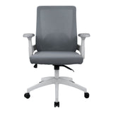 Everfurn Skye Mid Back Office Chair Grey FD-OC-MB-88-GRY