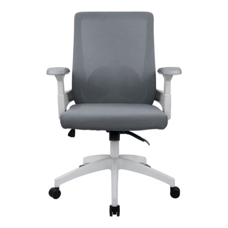 Everfurn Skye Mid Back Office Chair Grey FD-OC-MB-88-GRY