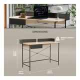 Everfurn Rico Office Desk FD-OD-15-BLNT