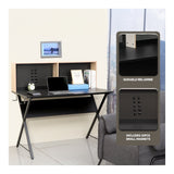 Everfurn Corin Office Desk Black FD-OD-23