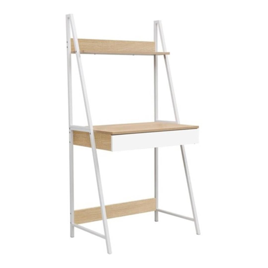 Everfurn Belle Functional Work Desk with Drawer and Storage Shelf FD-OD-71