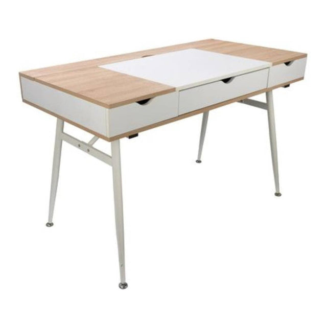 Everfurn Toshir Desk Oak Dark Finish FD-OD-72