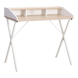 Everfurn Atlantis Home and Office Desk Oak and White FD-OD-94