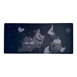 Everfurn Large Non-Slip World Map Desk Mat Black FD-OD-AC-01-BLK