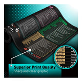 Everfurn Excel Hot Keys Large Desk Mat FD-OD-AC-04-BLK