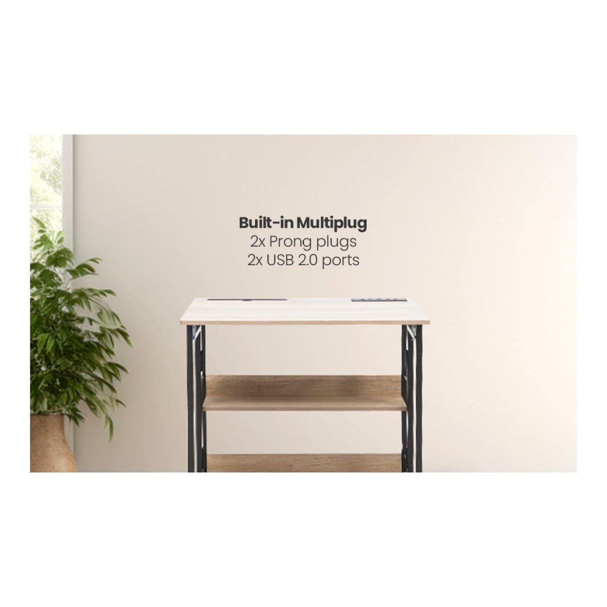 Everfurn Viron Folding Desk FD-OD-SD-11