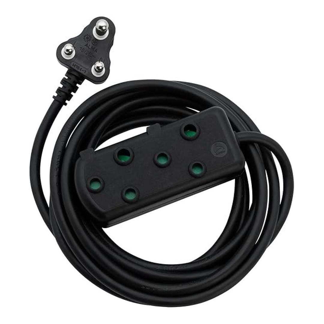 Ellies 3m Dual Side Heavy Duty Power Extension Cord FEHBW2X/3B