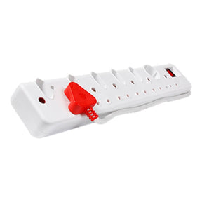 Ellies 12-Way Medium Surge Multiplug White FELP61S