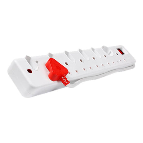 Ellies 12-Way Medium Surge Multiplug White FELP61S