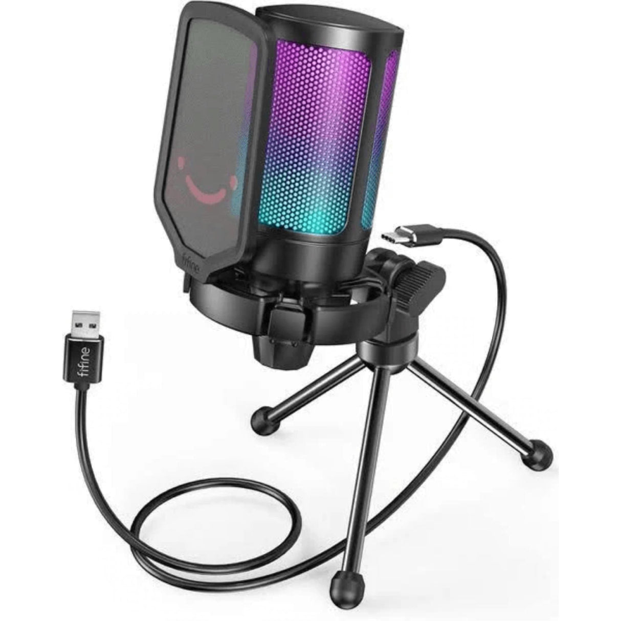 Fifine A6V Pro RGB Microphone FF-A6V