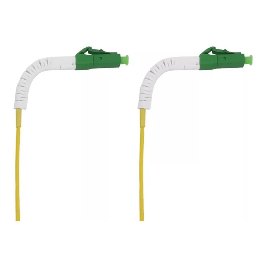 Scoop LC to LC SM APC Flex Boot Fibre Flylead Cable 1m FF-LCLC-SMAF
