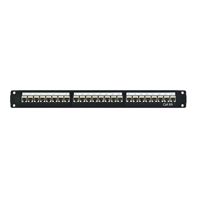 LinkQnet Cat6A FTP 24-port Shielded Patch Panel LPA124-C6AS – FirstShop
