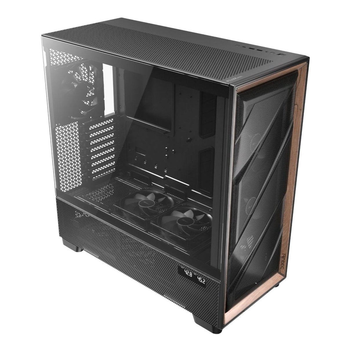 Antec FLUX PRO E-ATX Mid-Tower Gaming PC Case Black