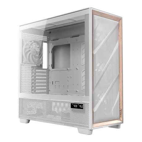 Antec FLUX PRO E-ATX Mid-Tower Gaming PC Case White