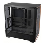 Antec FLUX SE Mid-Tower E-ATX Wood Front Panel Gaming Black PC Case