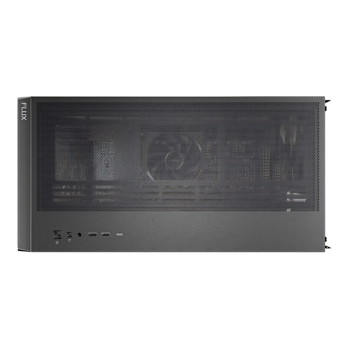 Antec FLUX SE Mid-Tower E-ATX Wood Front Panel Gaming Black PC Case