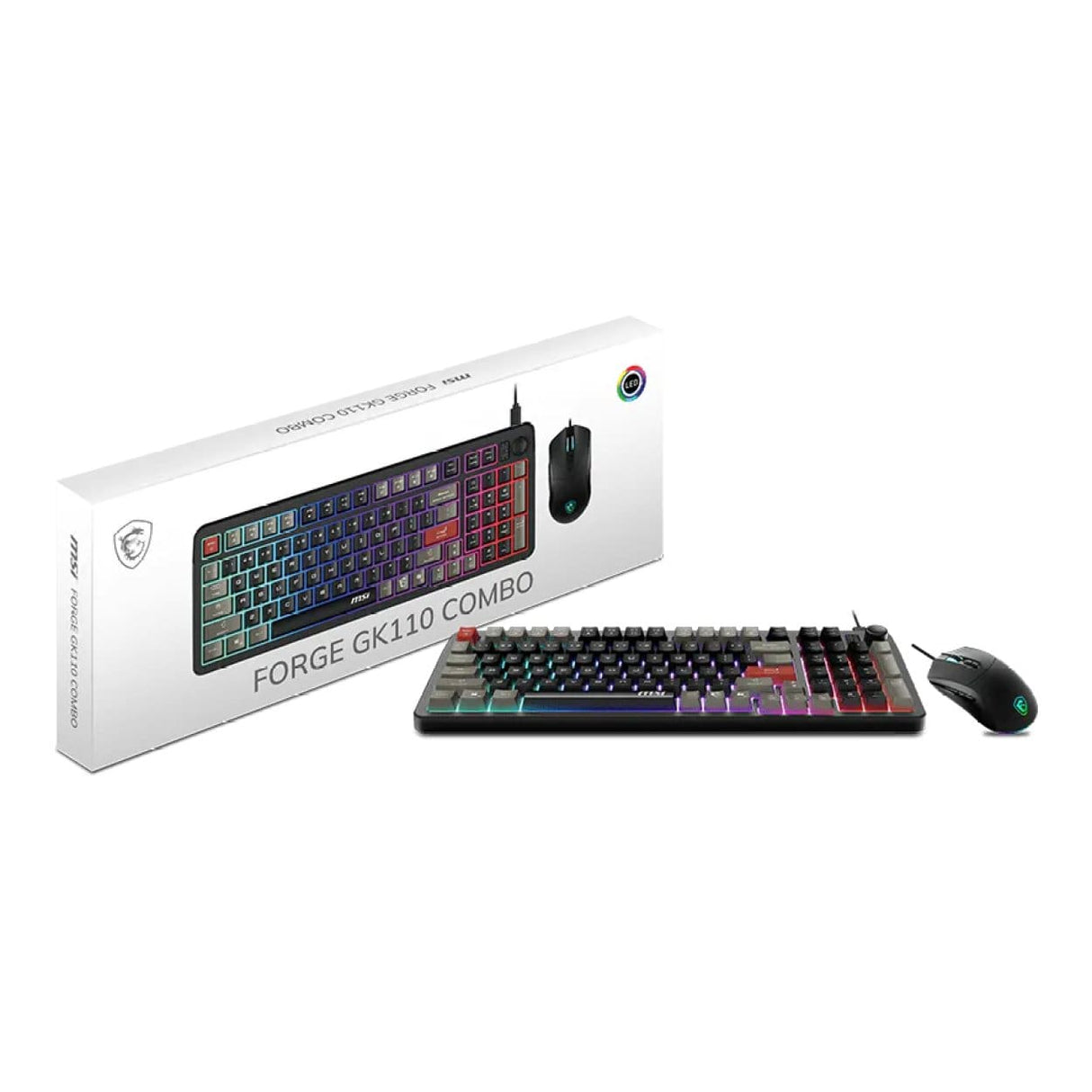 MSI Forge GK110 Wired Keyboard & Mouse Combo