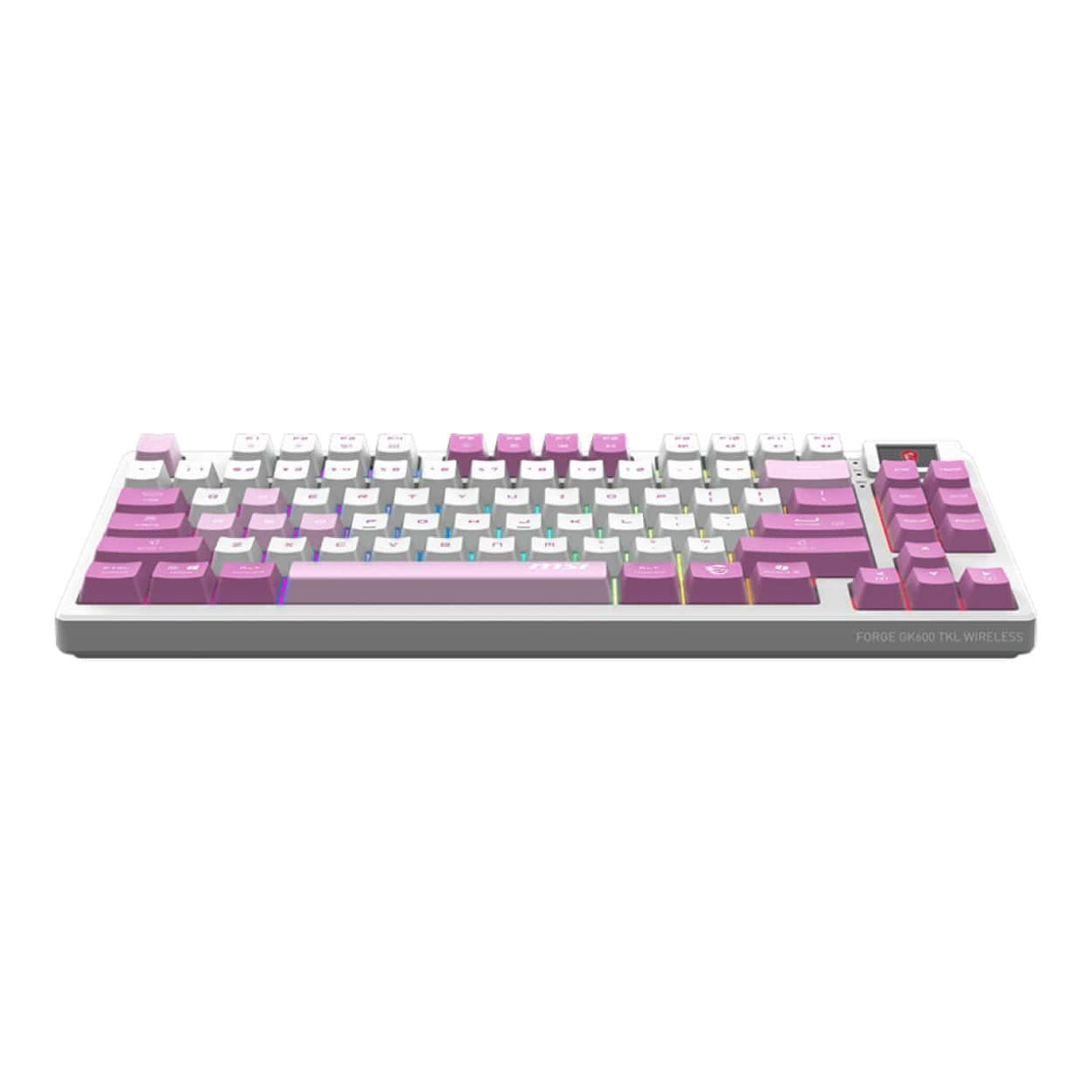 MSI Forge GK600 TKL Mechanical Wireless Gaming Keyboard - Violet