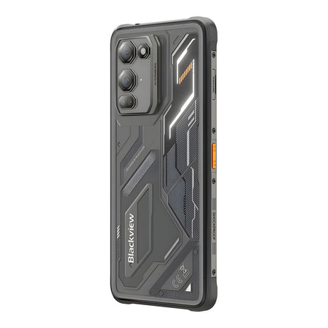 Blackview FORT 200 6.78-inch Rugged Smartphone - MediaTek Helio G100 256GB ROM 6GB RAM Android 16 Black FORT200-6GB-256GB-BLK