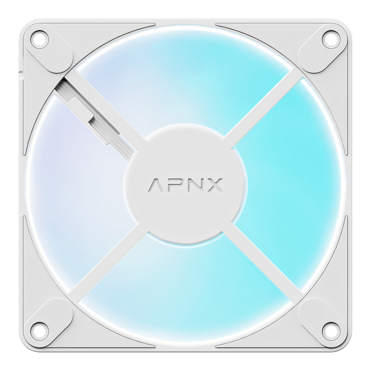 Aerocool APNX FP3 120mm PWM ARGB Fan 3 pack - White FP3-120(3-pack) White