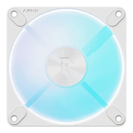 Aerocool APNX FP3 120mm PWM ARGB Fan 3 pack - White FP3-120(3-pack) White