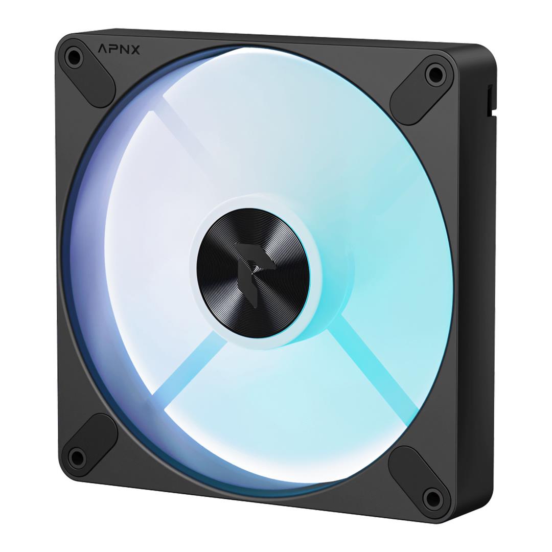 Aerocool APNX FP3 140mm PWM ARGB Fan 2-pack - Black FP3-140(2-pack) Black