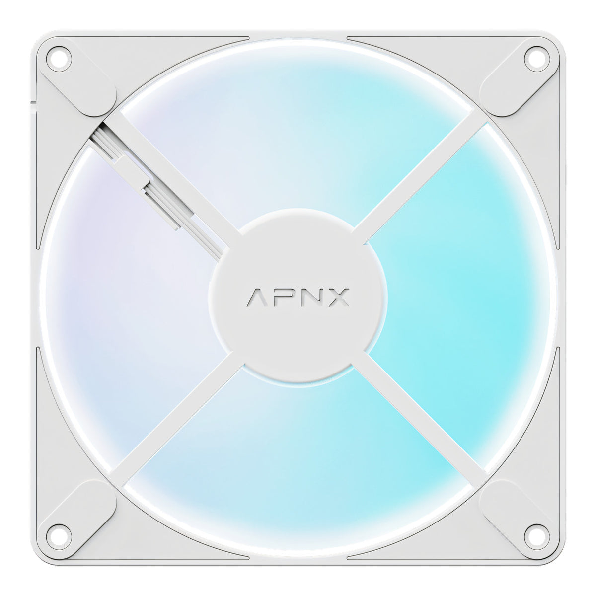 Aerocool APNX FP3 140mm PWM ARGB Fan 2-pack - White FP3-140(2-pack) White