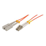 Premium Line Patch Lead Duplex OM2 LC/SC Fibre Cable 2m FPD50-LCSC-02