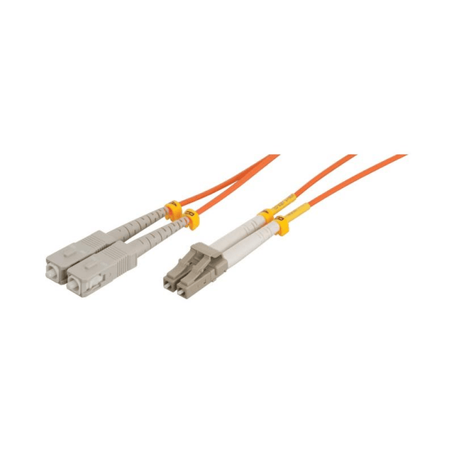 Premium Line Patch Lead Duplex OM2 LC/SC Fibre Cable 5m FPD50-LCSC-05