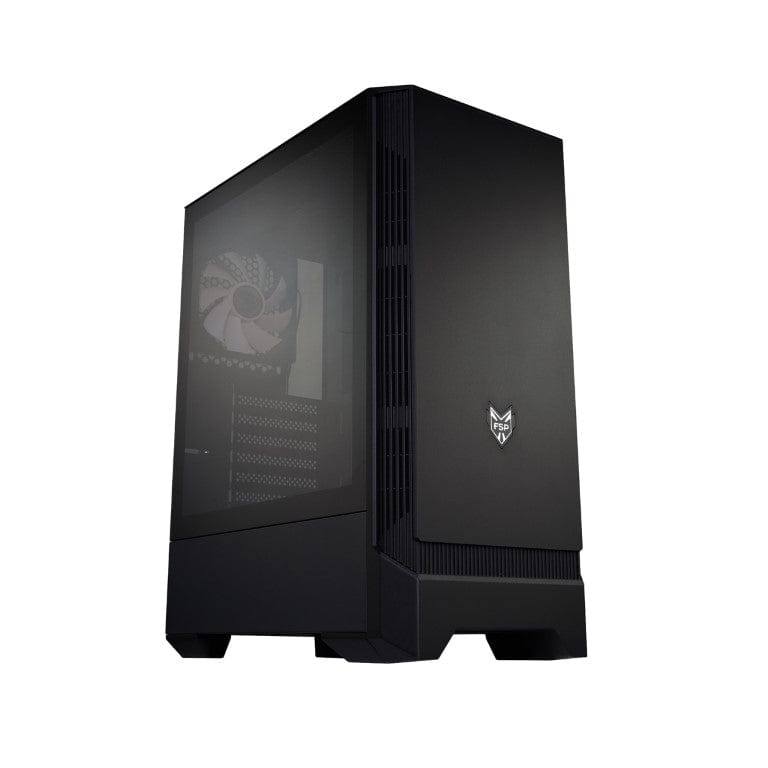 FSP CMT260 ATX Mid-Tower Gaming PC Case with FSP Hydro K Pro 500W Power Supply FSP01