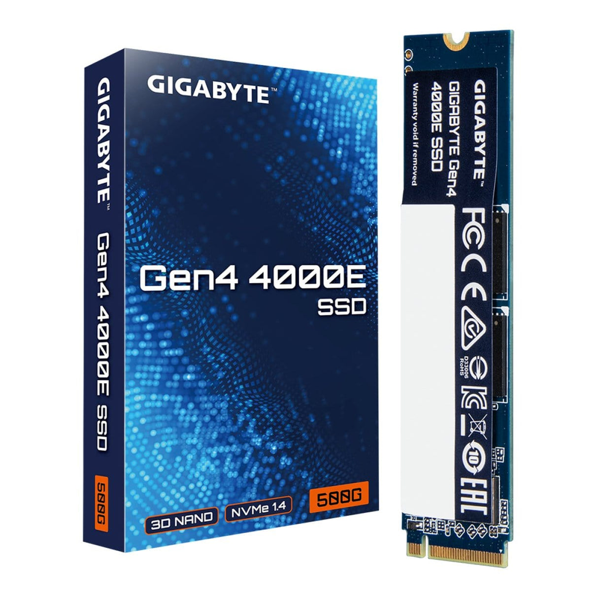 Gigabyte Gen4 4000E 500GB M.2 PCIe 4.0 NVMe 3D NAND Internal SSD G440E500G