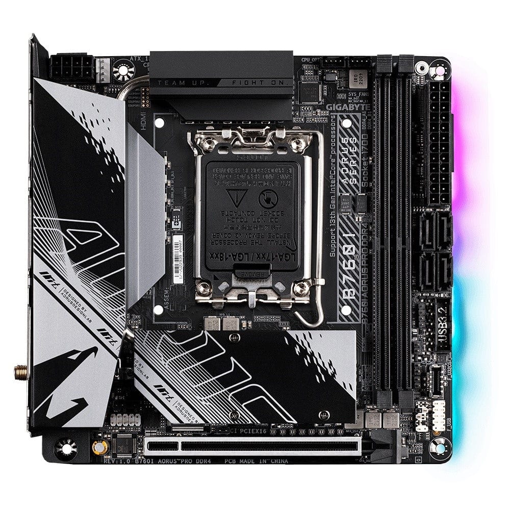 Gigabyte B760I Aorus Pro DDR4 Intel LGA 1700 mini ITX Motherboard GA-B760-I-AORUS PRO DDR4