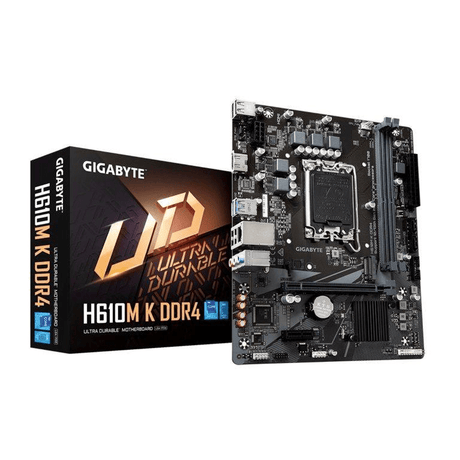 Gigabyte H610M K Intel LGA 1700 DDR4 mATX Motherboard GA-H610M-K-DDR4