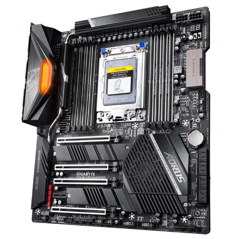 Gigabyte TRX40 AORUS MASTER AMD Socket TRX40 E-ATX Motherboard GA-TRX40-AORUS-MASTER