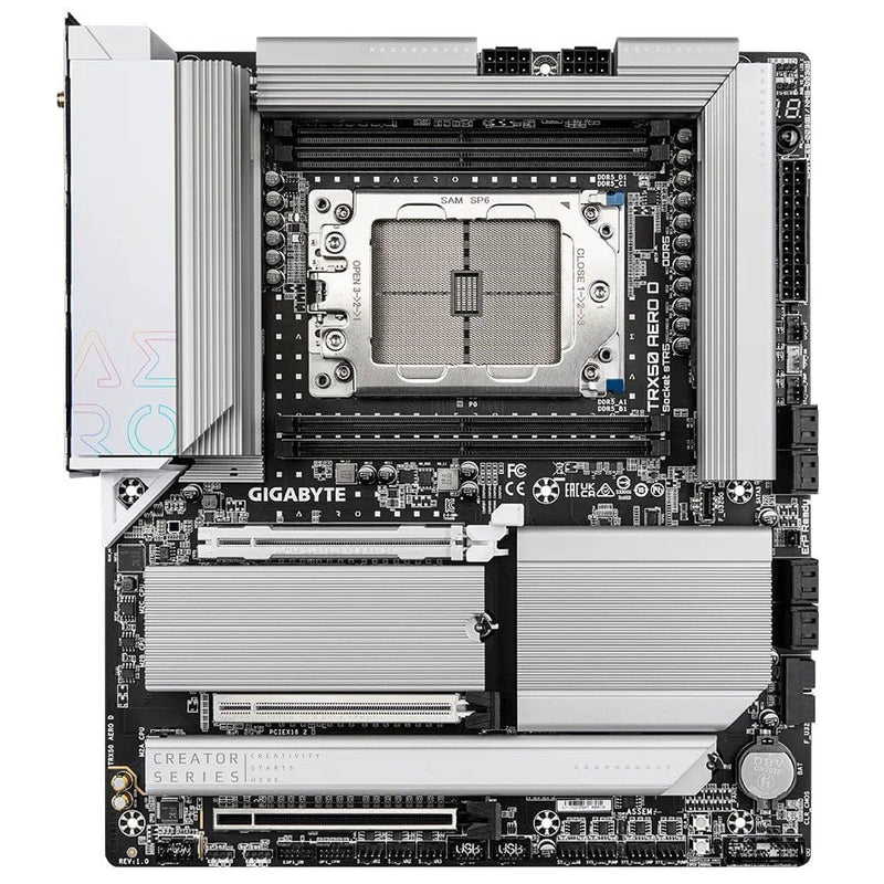 Gigabyte TRX50 AERO D AMD Socket sTR5 Extended ATX Motherboard GA-TRX50-AERO-D