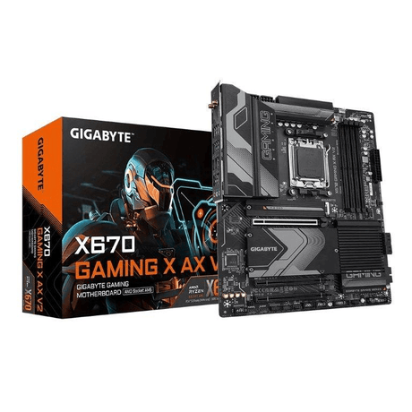 Gigabyte X670 Gaming X AX V2 AMD Socket AM5 ATX Motherboard GA-X670-GAMING-X-AX V2