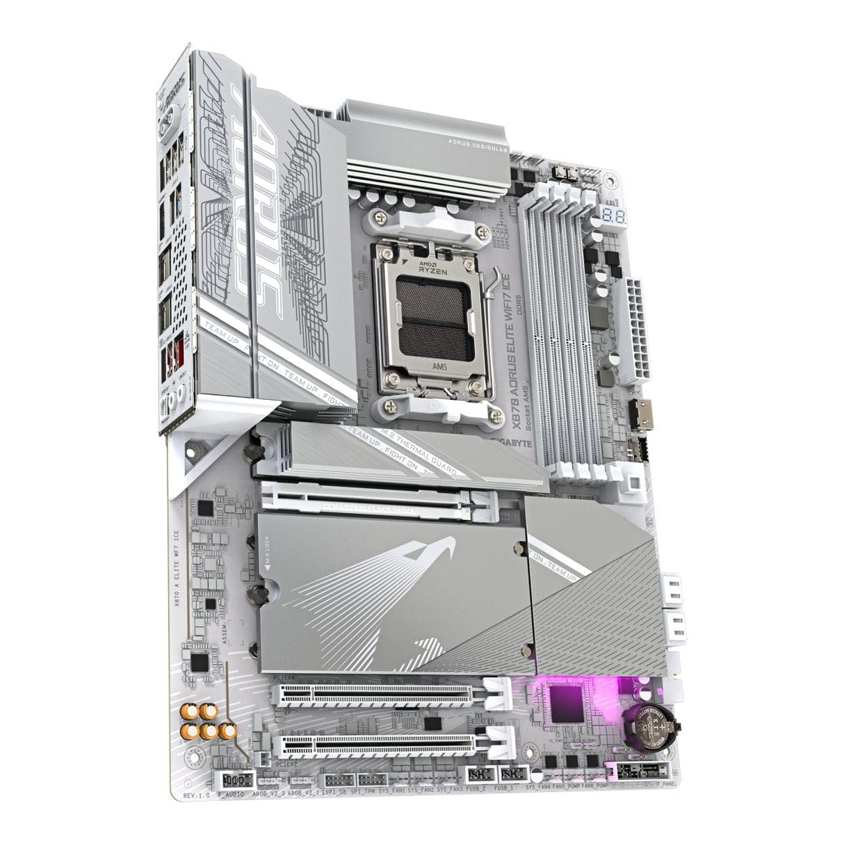 Gigabyte X870 AORUS ELITE Wi-Fi 7 ICE AMD AM5 ATX Motherboard